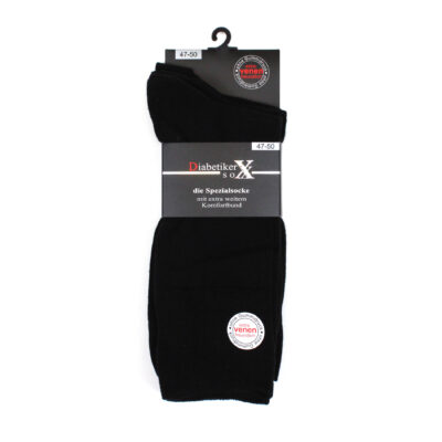 Diabetiker Socken schwarz