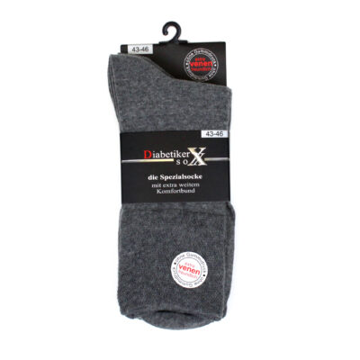 Diabetiker Socken anthrazit