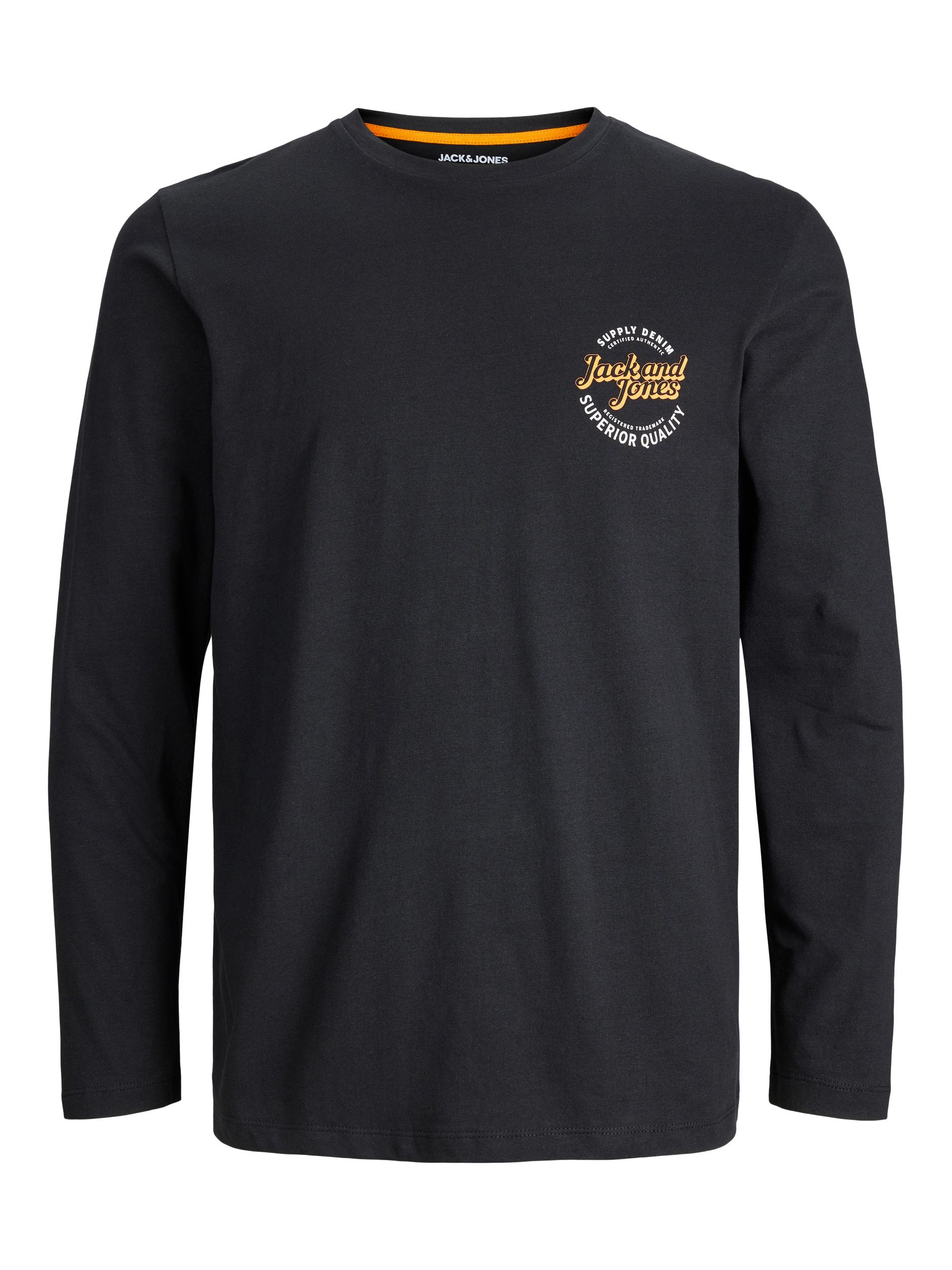 Rundhals T-Shirt langarm