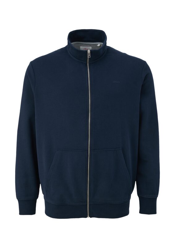 Sweaterweste mit Zipp