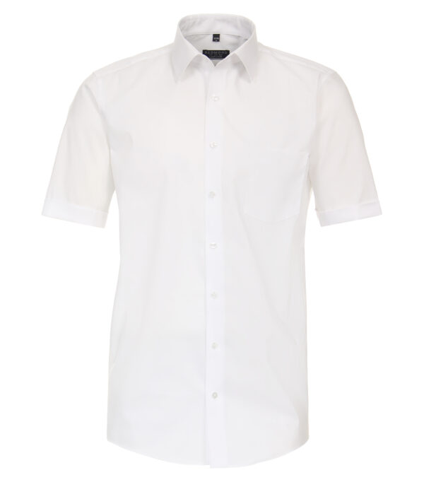 Hemd uni kurzarm