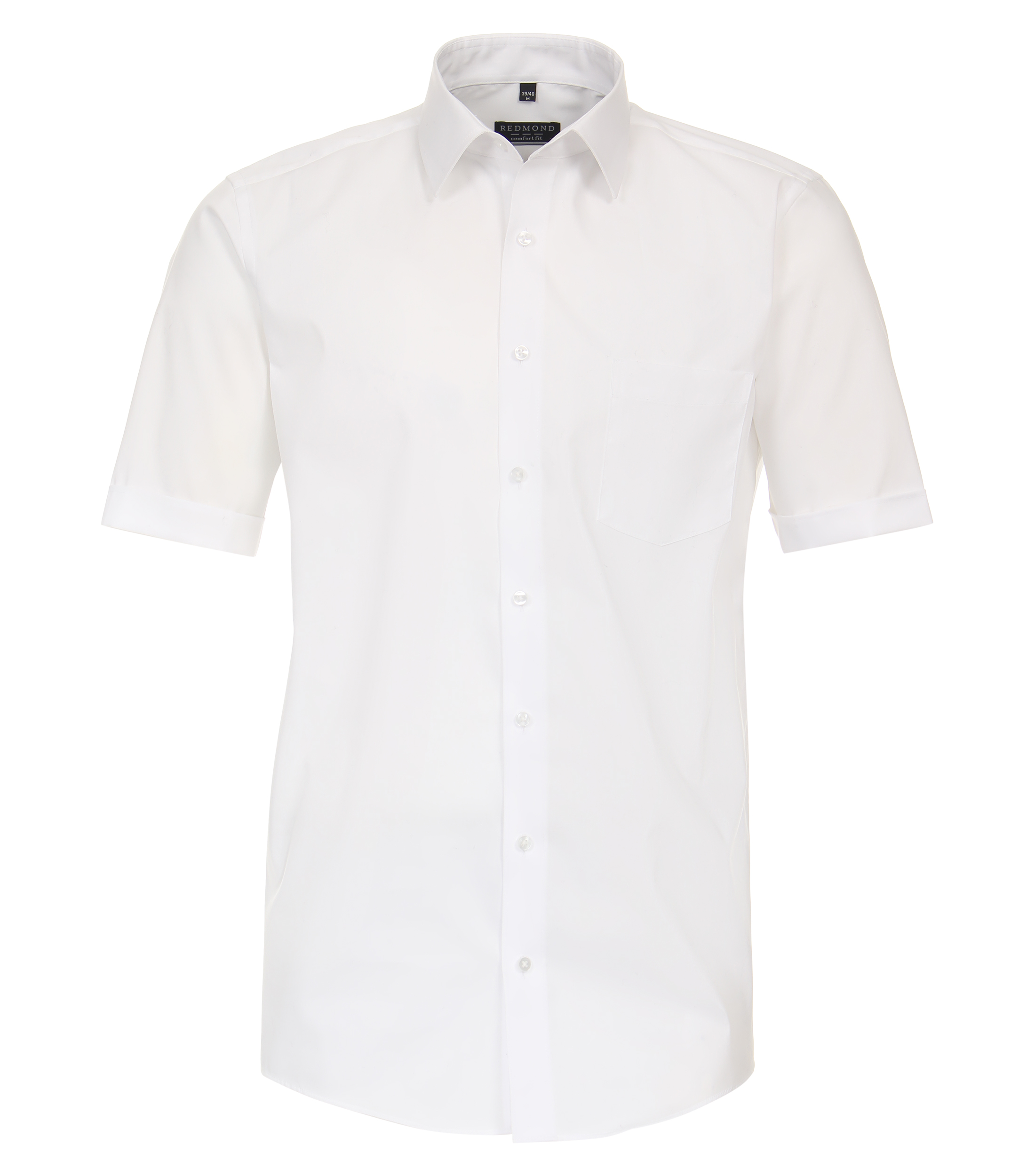 Hemd uni kurzarm