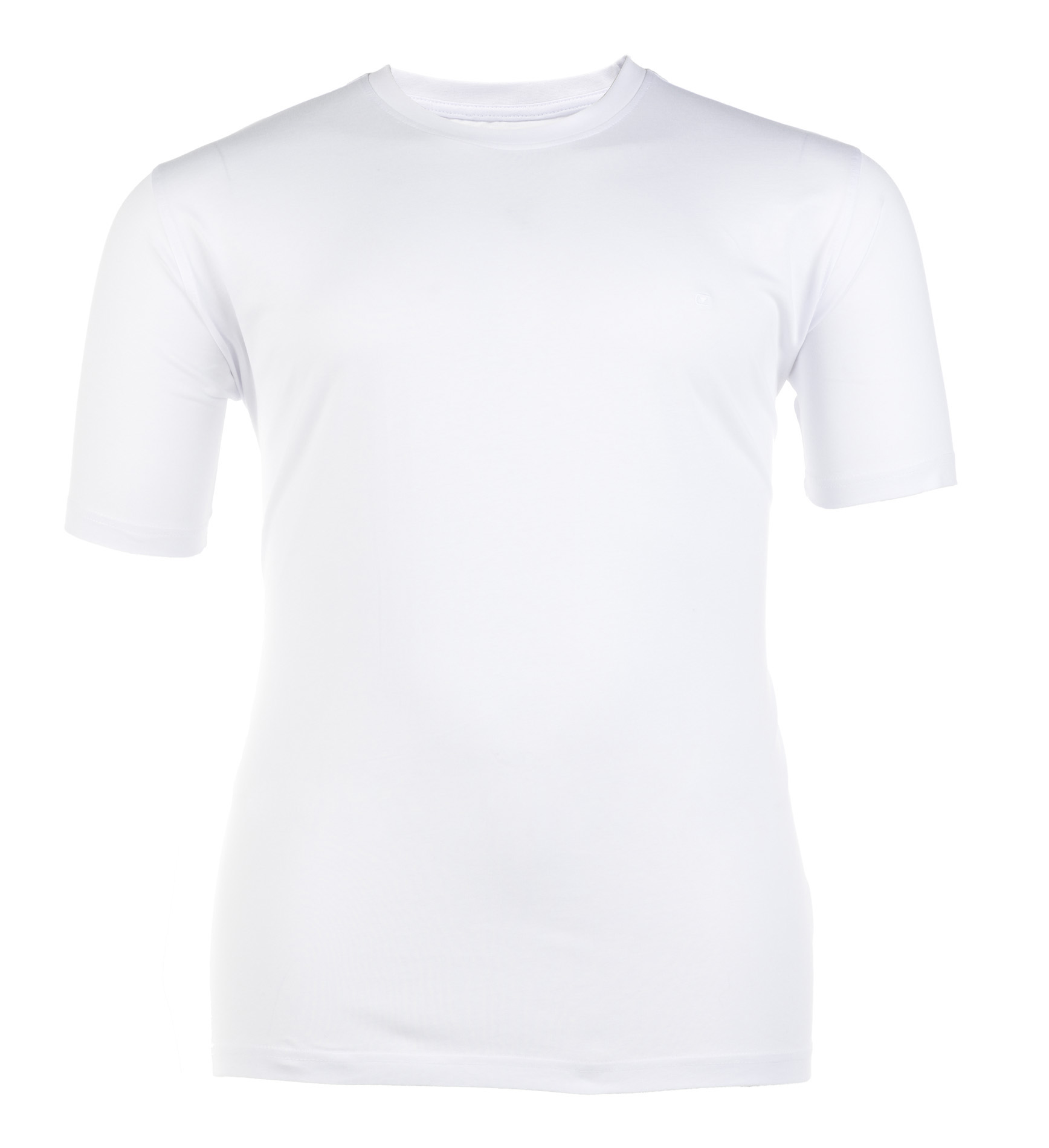 Rundhals T-Shirt kurzarm Doppelpack