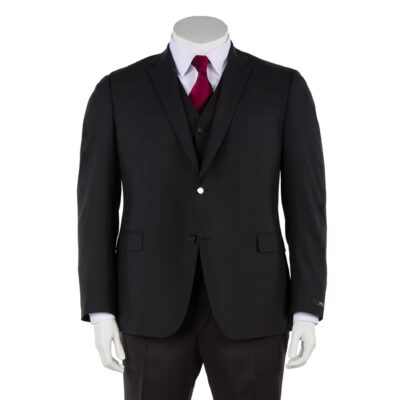 Anzug Sakko Zwei-Knopf in marine, anthrazit und schwarz