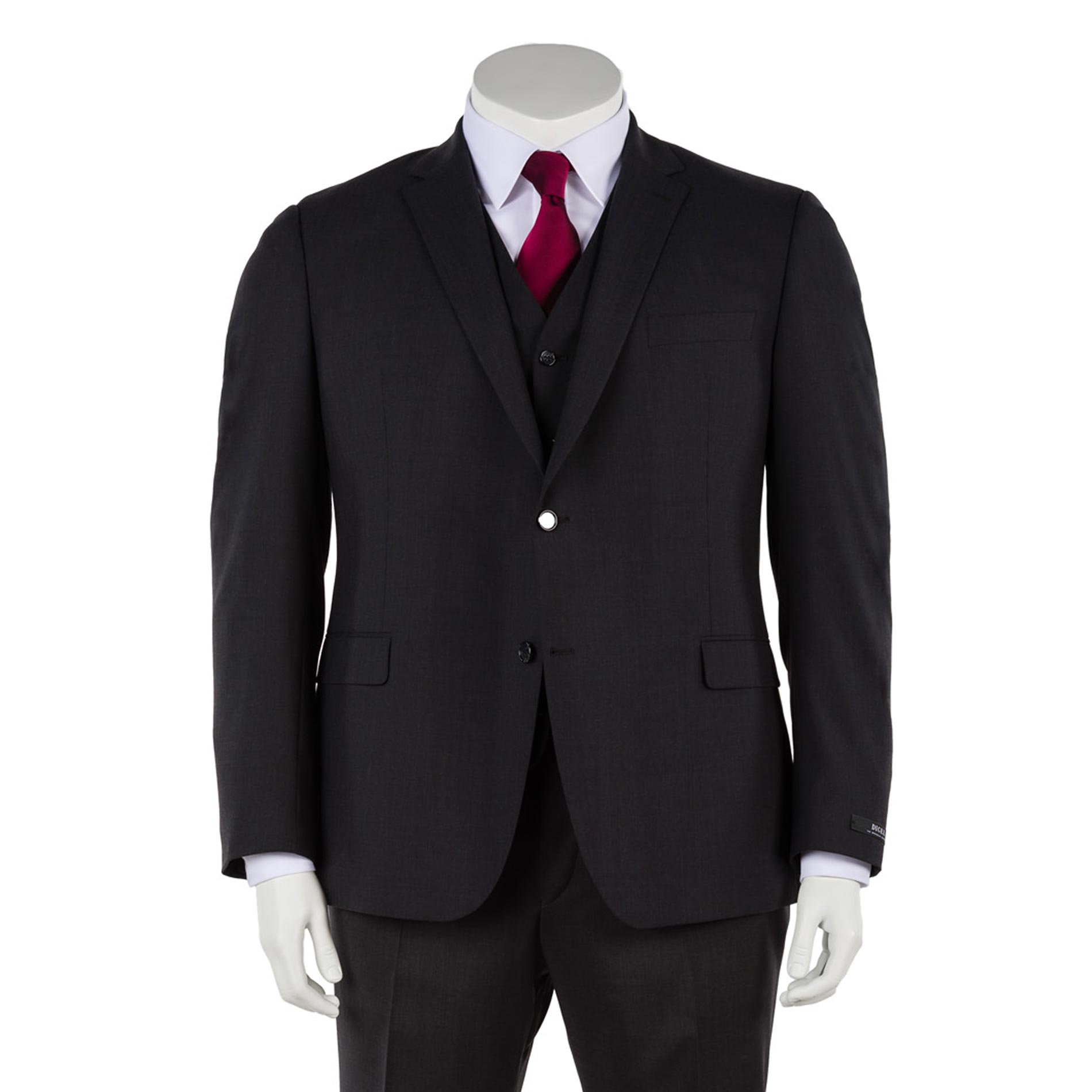 Anzug Sakko Zwei-Knopf in marine, anthrazit und schwarz