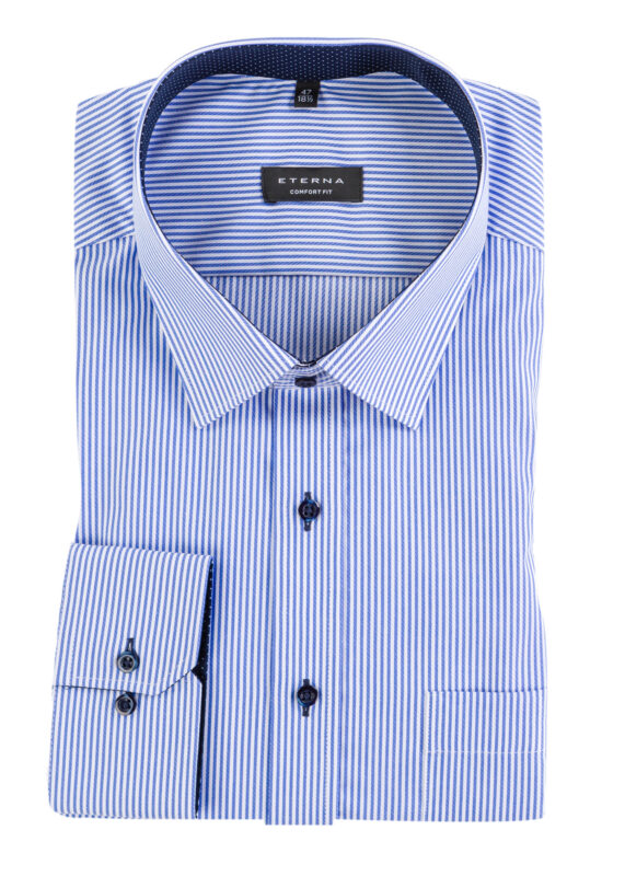 Hemd Streifen langarm