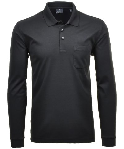 Poloshirt langarm Interlock
