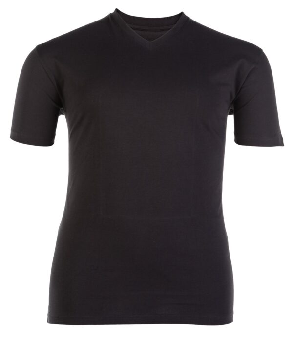 Rundhals-T-Shirt kurzarm Doppelpack