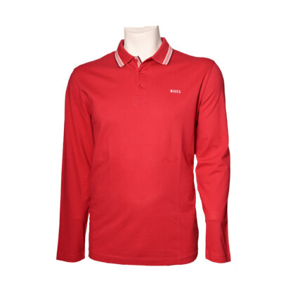 Knopf-Polo langarm Piquet Basic