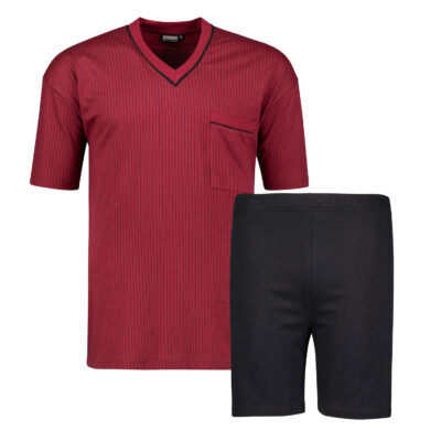 V-Ausschnitt Pyjama Jersey kurz