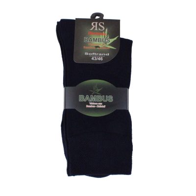 Socken Bambus schwarz 43-46